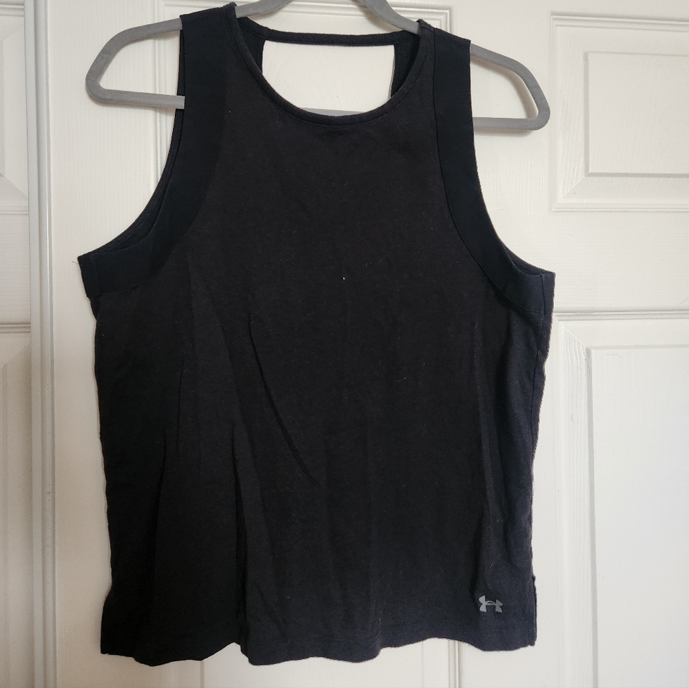 Under Armour Black Cutout Sleeveless Top